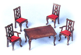 FS02 - 5 Piece 1/24th Dining Room Set