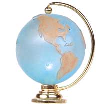 World Globe Lamp
