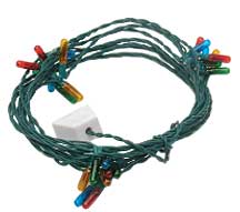 24 Bulb Colored Christmas Light String
