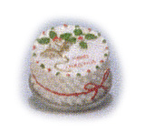 V6065 - Round Christmas Cake
