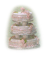 V6067/2 - Pink Wedding Cake
