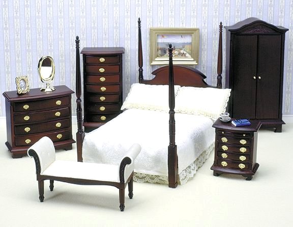 ... Bedroom Set Furniture from FINGERTIP FANTASIES Dollhouse Miniatures