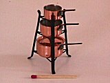 4 piece miniature cookware set