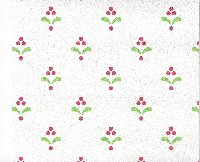 RED/GREEN PATTERN ON WHITE