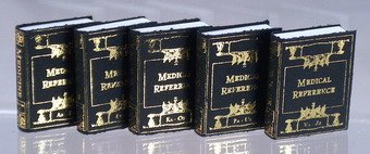 BOOK OF FORBIDDEN KNOWLEDGE Miniature Book Dollhouse 1:12 Scale Readable Magic 