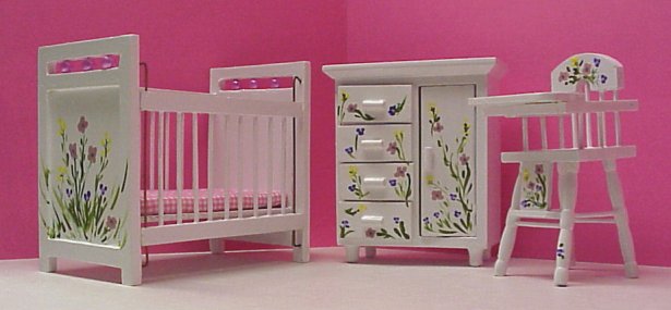 dollhouse nursery furniture