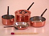 5 piece miniature cookware set