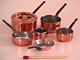 7 piece miniature cookware set