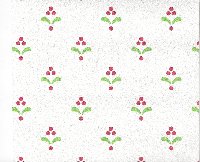 RED/GREEN PATTERN ON WHITE